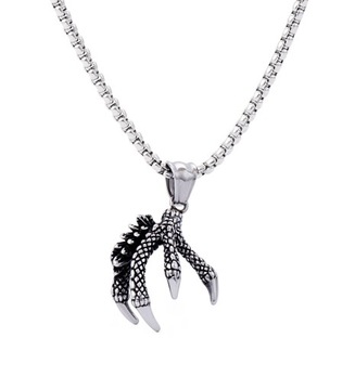 NASZYJNIK MĘSKI SZPONY STAL SZLACHETNA 316L