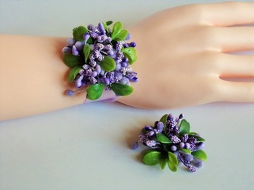 ПР 12 Д*Заколка-бутоньерка на свадебный выпускной