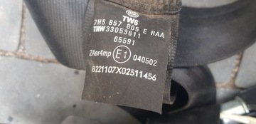 KONZOLA AIRBAG PÁSY VW T5 TRANSPORTER MULTIVAN