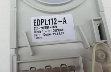 МОДУЛЬ ПРОГРАММАТОРА ДЛЯ СТИРАЛЬНОЙ МАШИНЫ MIELE W257F EDPL172-A