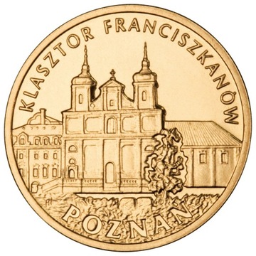 2zł 2011 r. POZNAŃ - KLASZTOR FRANCISZKANÓW