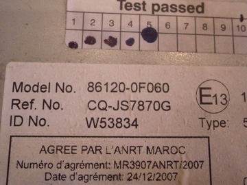 РАДИО CD 86120-0F060 Toyota Verso 09-