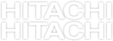 NAKLEJKI NAKLEJKA HITACHI 2 SZTUKI 45 CM