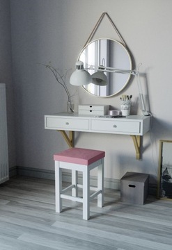 ТАБУРЕТ ERGO-P, обивка, БЕЛЫЙ ЛАК, перекладины из массива дерева