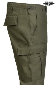 ОЛИВКОВЫЕ БРЮКИ УЗКОГО КРОЯ BDU RipStop в стиле милитари - XL