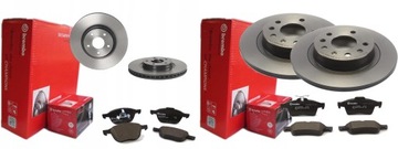 TARCZE KLOCKI BREMBO PRZÓD TYŁ FORD FOCUS MK2 300