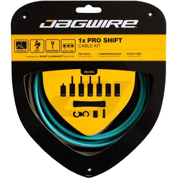 JAGWIRE 1X PRO SHIFT zestaw przerzutkowy celeste