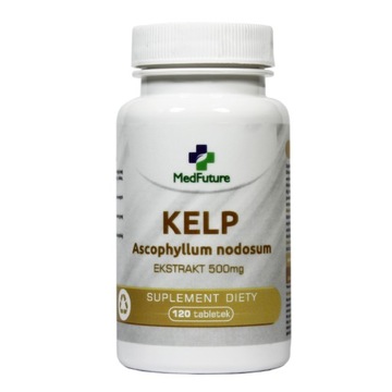 KELP 500mg EKSTRAKT 120tabl TARCZYCA JOD SKUTECZNY