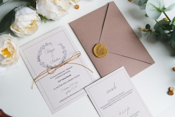 СВАДЕБНЫЕ ПРИГЛАШЕНИЯ МОНОГРАММА ЗАВОДА РУСТИК