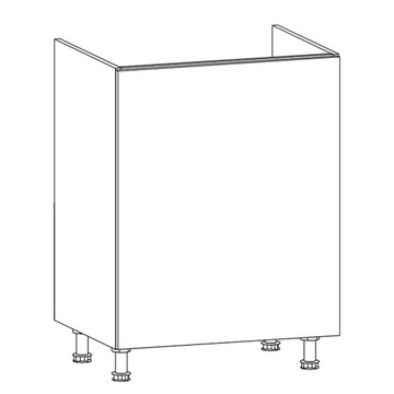 Шкаф под раковину 60 ASPEN D60Z-P RIGHT белый LEBBLE