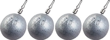 4x CIĘŻAREK DROP SHOT KULKA KULA JAXON 8g