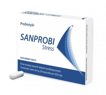 SANPROBI STRESS 20 KAPSUŁEK probiotyki