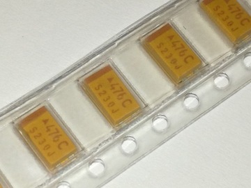 Конденсатор TAJC476K016R Тантал 47u 16В 10% C AVX