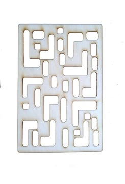89 x 59 cm Panel AŻUROWY DEKORACYJNY LABIRYNT Ażur
