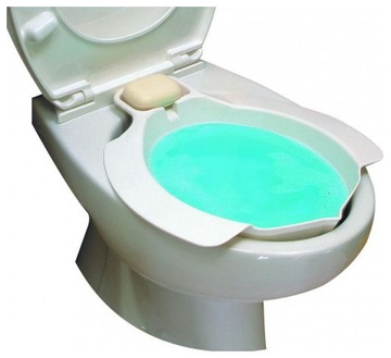 Bidet na sedes nakładka do podmywania Muszle toaletę WC Seniora Uniwersalna