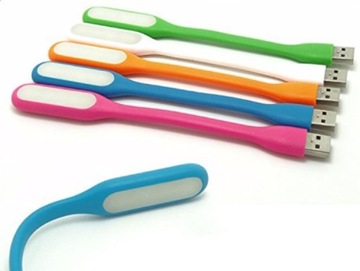 СИЛИКОНОВАЯ USB-ЛАМПА ДЛЯ НОУТБУКА СВЕТОДИОДНАЯ МОЩНЫЕ ЦВЕТА