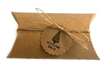 10 szt Pudełka pudełeczko ŚWIĄTECZNE święta EKO