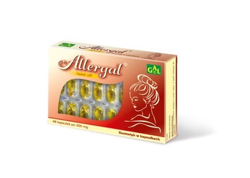 GAL Allergal Откручивающиеся гелевые колпачки. 48 крышек.