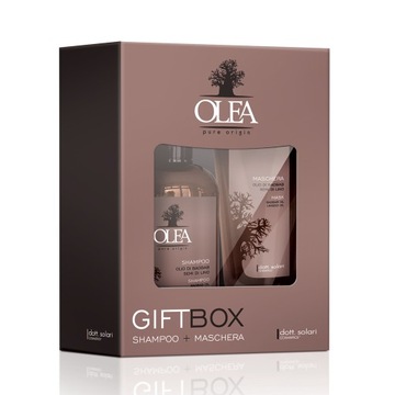 OLEA GIFTBOX -SZAMPON 250ml + MASKA 200ml BAOBAB