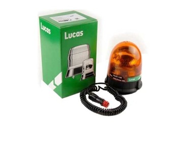 LAMPA OSTRZEGAWCZA KOGUT LUCAS 12/24V MAGNES