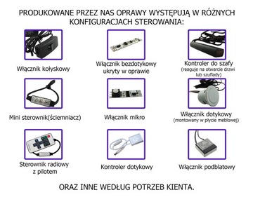 oprawa lampa LED liniowa podszafkowa - 160cm