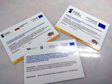 Tablica unijna PROW 2014-2020 ARiMR A3 PLAKAT ue