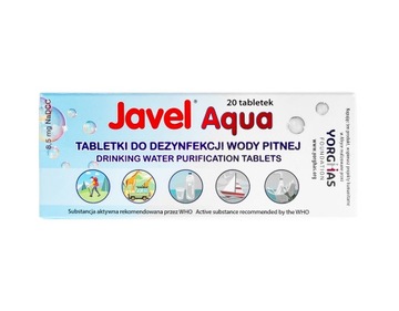 Таблетки для очистки воды Javel Aqua 60 таб.