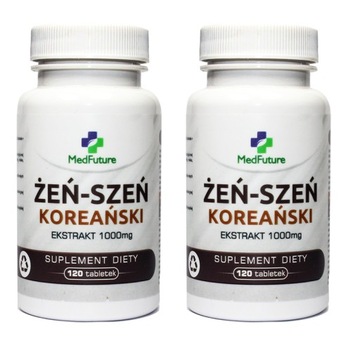 ŻEŃ-SZEŃ KOREAŃSKI GINSENG 240 tab ekstrakt 1000mg