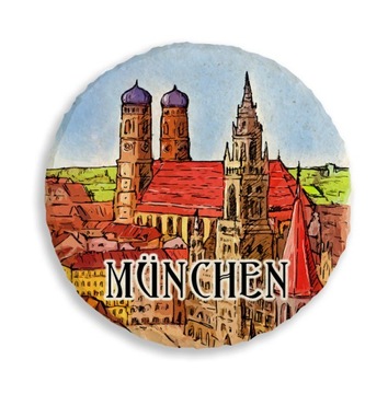 Magnes na lodówkę kamień MUNCHEN2 MONACHIUM 339A M