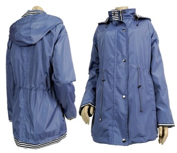 MODNA KURTKA LATO PARKA KAPTUR PLUS SIZE XXL 48 50