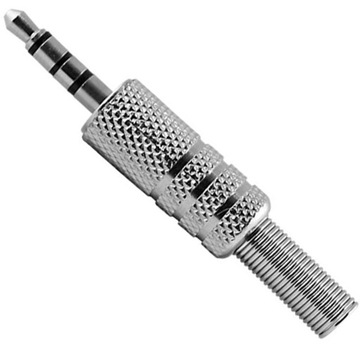 WTYK JACK 3,5 STEREO METALOWY CZTEROPOLOWY