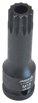 ТОРЦЕВОЙ КЛЮЧ 1/2” XZN ШПОЛЬЗОВАЯ СТУПИЦА M18