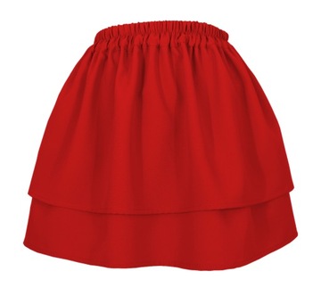 RU КРАСНАЯ ЮБКА МНОГОСЛОЙНАЯ ЮБКА РАЛЛИ