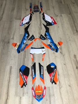 KTM EXC EXC-F 17-19 FOX okleina kompletna CUBAMOTO