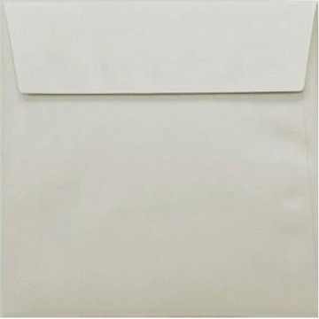 Конверты квадратные с жемчугом 17см Sirio ecru ОПТ