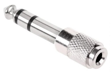 ZŁĄCZE JACK PRZEJŚCIE WTYK 6,3mm - GNIAZDO 3,5mm