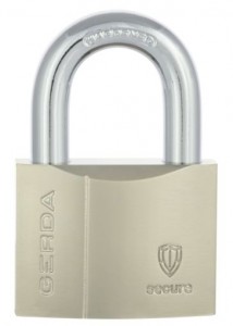GERDA Kłódka wzmocniona satynowa SECURE KSWS 30