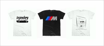T-shirt BOX prezent 3 koszulki BMW Mpower + GRATIS