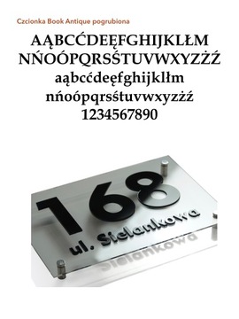 Табличка адресная для дома 3Д 30х40 ЦВЕТА