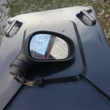 LUSTERKO PRAWE PRAWY PRZÓD SEAT LEON II 5 PIN
