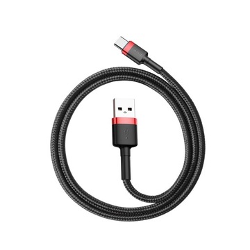 ТЕЛЕФОННЫЙ КАБЕЛЬ BASEUS STRONG USB-USB TYP C БЫСТРАЯ ЗАРЯДКА 3.0 3A 1M