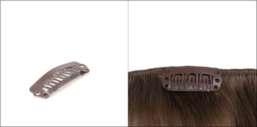 CLIP IN ON Шиньон Натуральные волосы для наращивания 40см
