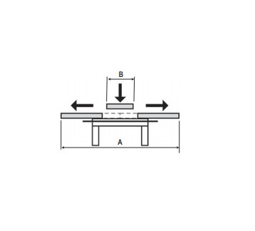 Синхронная направляющая стола L-1100