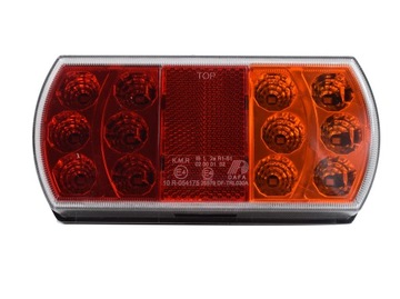Lampa tylna zespolona LED 12-24V przyczepa laweta