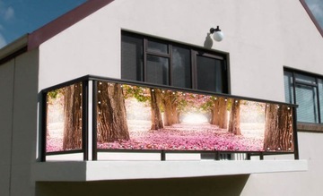 BALCONY COVER коврик для балкона с сеткой из цветов