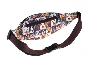 Детская поясная сумка Dog Mosaic Wenecja модная PL