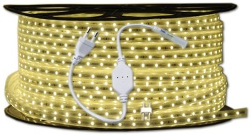 ZESTAW 1 MB TAŚMA 60 LED 230V BIAŁA NEUTRALNA EKO