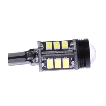 СВЕТОДИОДНАЯ ЛАМПОЧКА 12 SMD 5730 + ЛИНЗА W16W T15 CANBUS