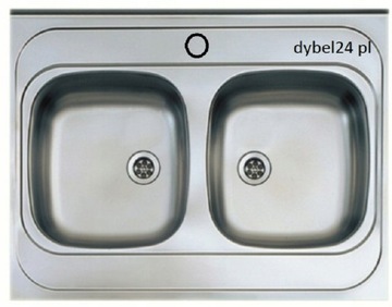 СТАЛЬНАЯ МОЙКА PRIMAL 20 SATIN 80x60 ALVEUS