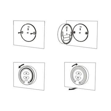 Комплект SELI, радиочастотный контроллер с дистанционным управлением, WHITE TOUCH DIMMER, беспроводной